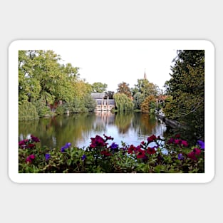 Minnewaterpark - Bruges, Belgium Sticker